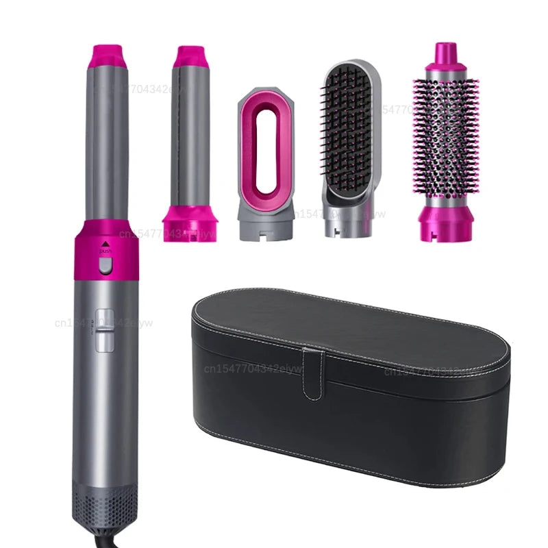 New 5 In 1 Hair Dryer Professional High-Speed Curling lron Hot Air Comb Set For Dyson Airwrap Straightener Styling Tool