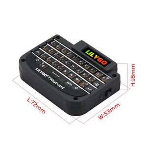 LILYGO® T-Keyboad ESP32-C3 Mini Wireless Bluetooth Keyboard Room Table Ornaments Be Usable Keypad For iPad Samsung Xiaomi Huawei