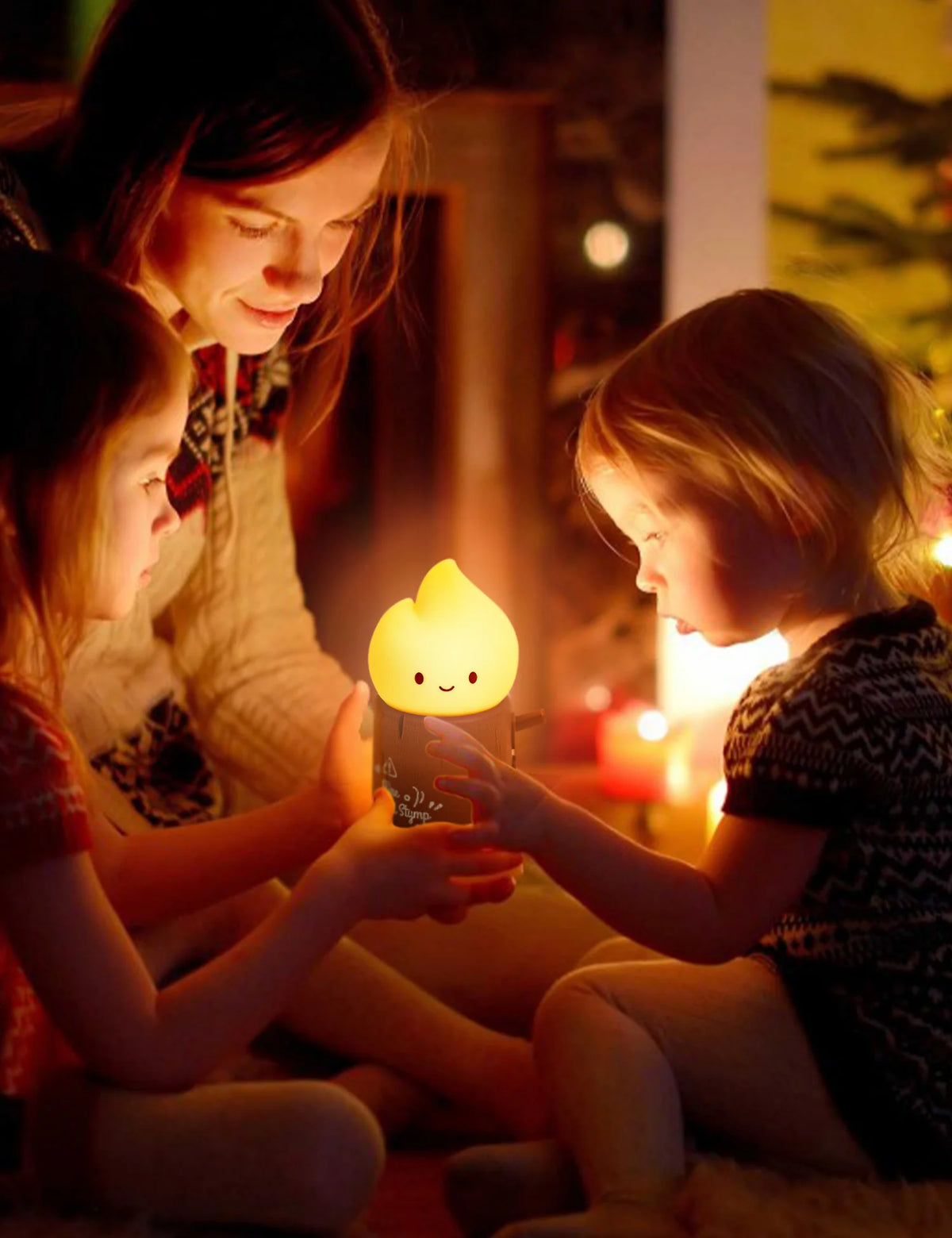 Flameless Candles Night Light Cute Capybara Kerosene Sleeping Nightlights Dimmable 2 Lighting Modes Bedside Lamp For Kid Bedroom