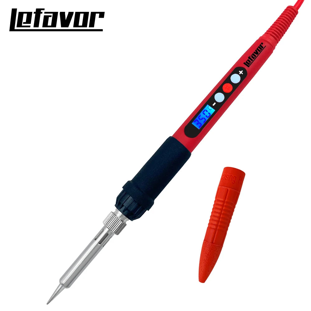 Soldering Iron 60W/80W Adjustable Temperature Electric Solder Iron Rework Station Mini Handle Heat Pencil Welding Repair Tools