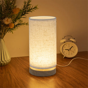 Table Lamp Bedside Lamp Chinese Bedroom Living Room Warm Simple Solid Wood Led Table Lamp