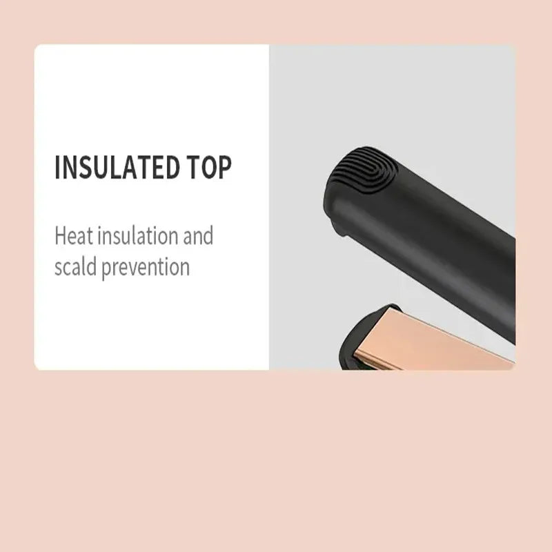 Salon Style High Temperature 450 Degrees Flat Iron Pro Nano Titanium Custom Hair Straightener - Stereotech