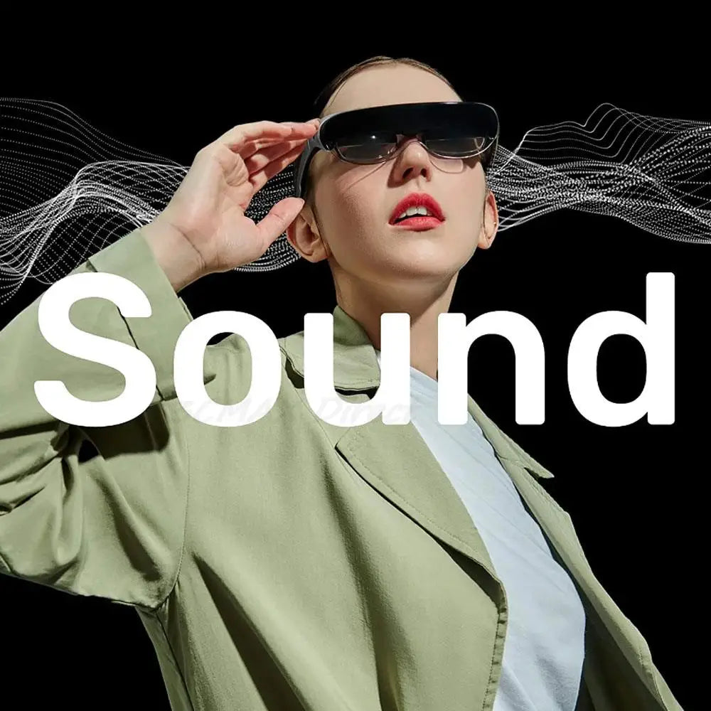 Rokid Air 3D Foldable VR Smart AR Glasses 120&quot; Screen 1080P OLED Dual Display 43°FoV 55PPD Home Game Viewing Device Glasses