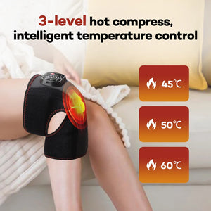 Electric Knee Air Pressure Massager Airbag Compresstion Massage Heating Knee Pad Deeply Relax Leg Joint Muscle Blood Circulation