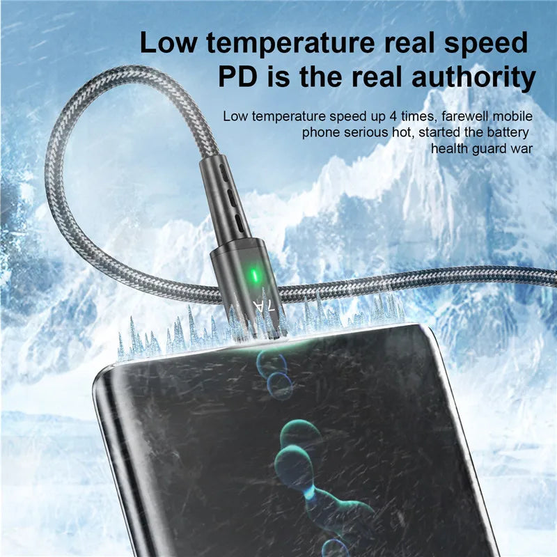 USLION 7A Fast USB C Cable - Stereotech