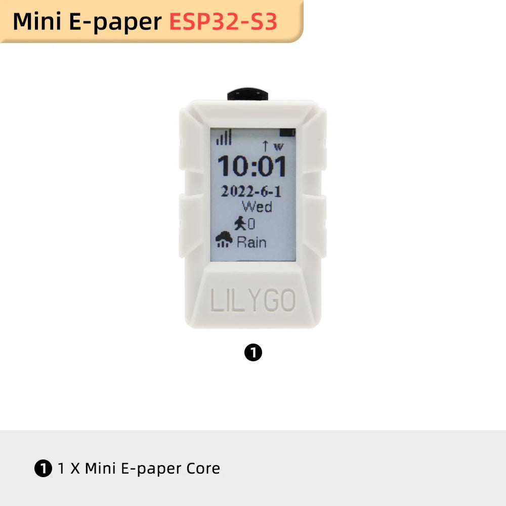 LILYGO® TTGO Mini E-Paper Core ESP32 1.02 Inch Display ESP32 PICO Wireless Wifi BLE Module Development Board TF With ABS Shell