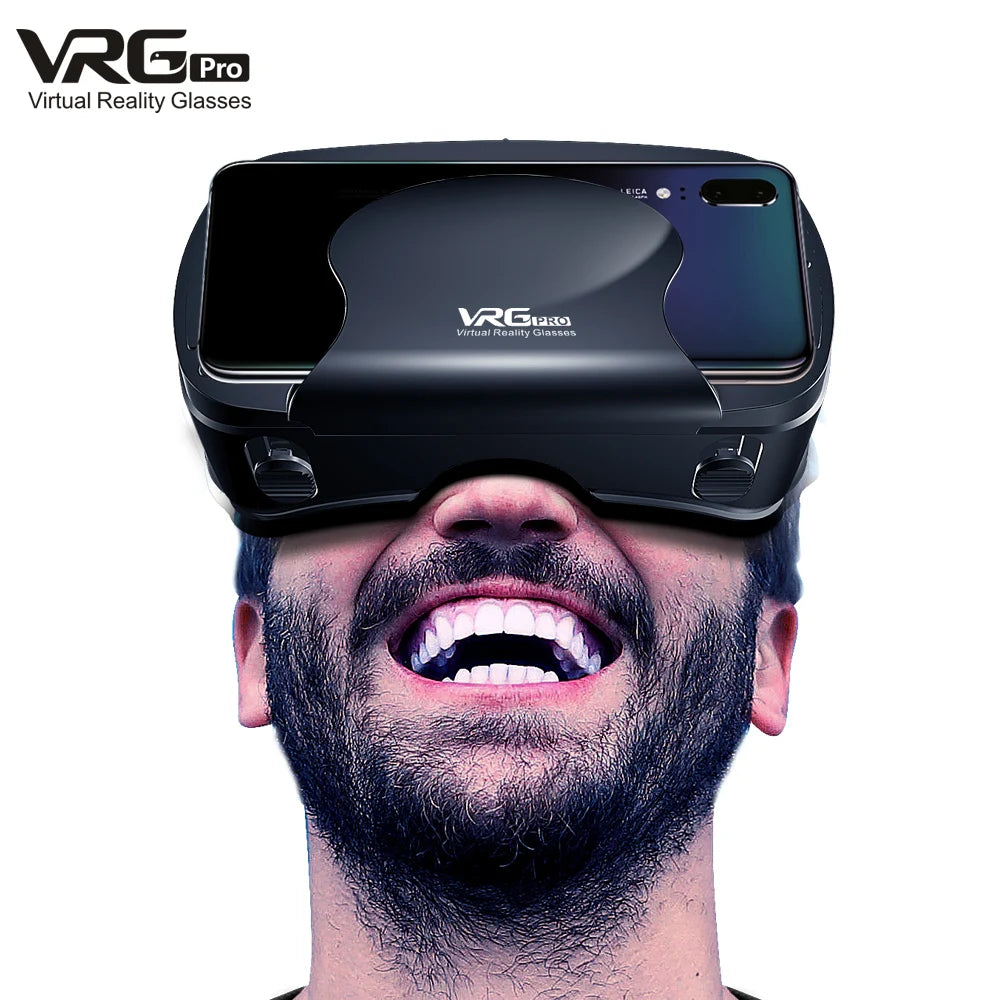 VR Virtual Reality 3D Glasses Box Headset Helmet Blu-ray VRG PRO  For IOS Android 5-7 inch Smartphone