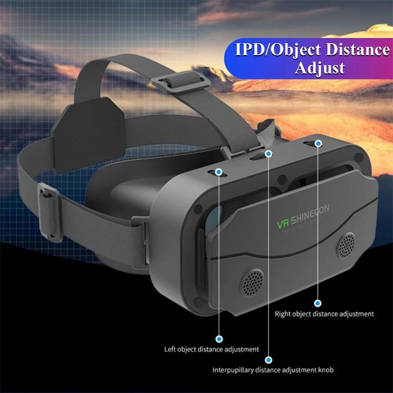 G13 IMAX Giant Screen Virtual Reality 3D Glasses Google Cardboard Box VR Helmet for 4.7-7&quot; Phone,Support Game Controller Player