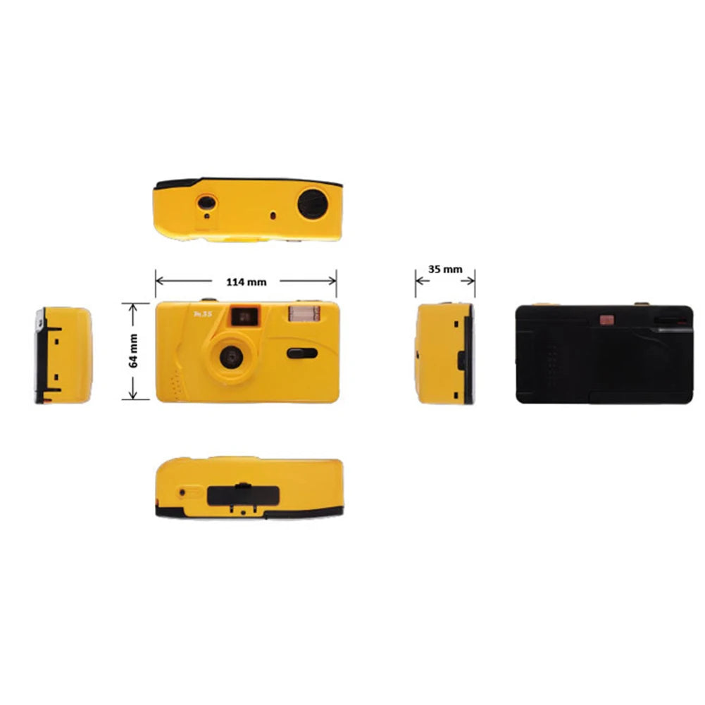 Kodak M35 Film Camera Non-Disposable Retro Film Machine Manual Replaceable Reusable Film Camera With Flash Function