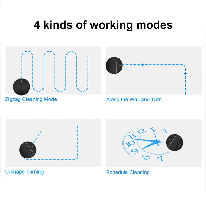 Liectroux M7S Robot Vacuum Cleaner,Smart Dynamic Navigation,4000Pa,Wet Mop,WiFi,Silent,Work with Alexa &amp; Google Home