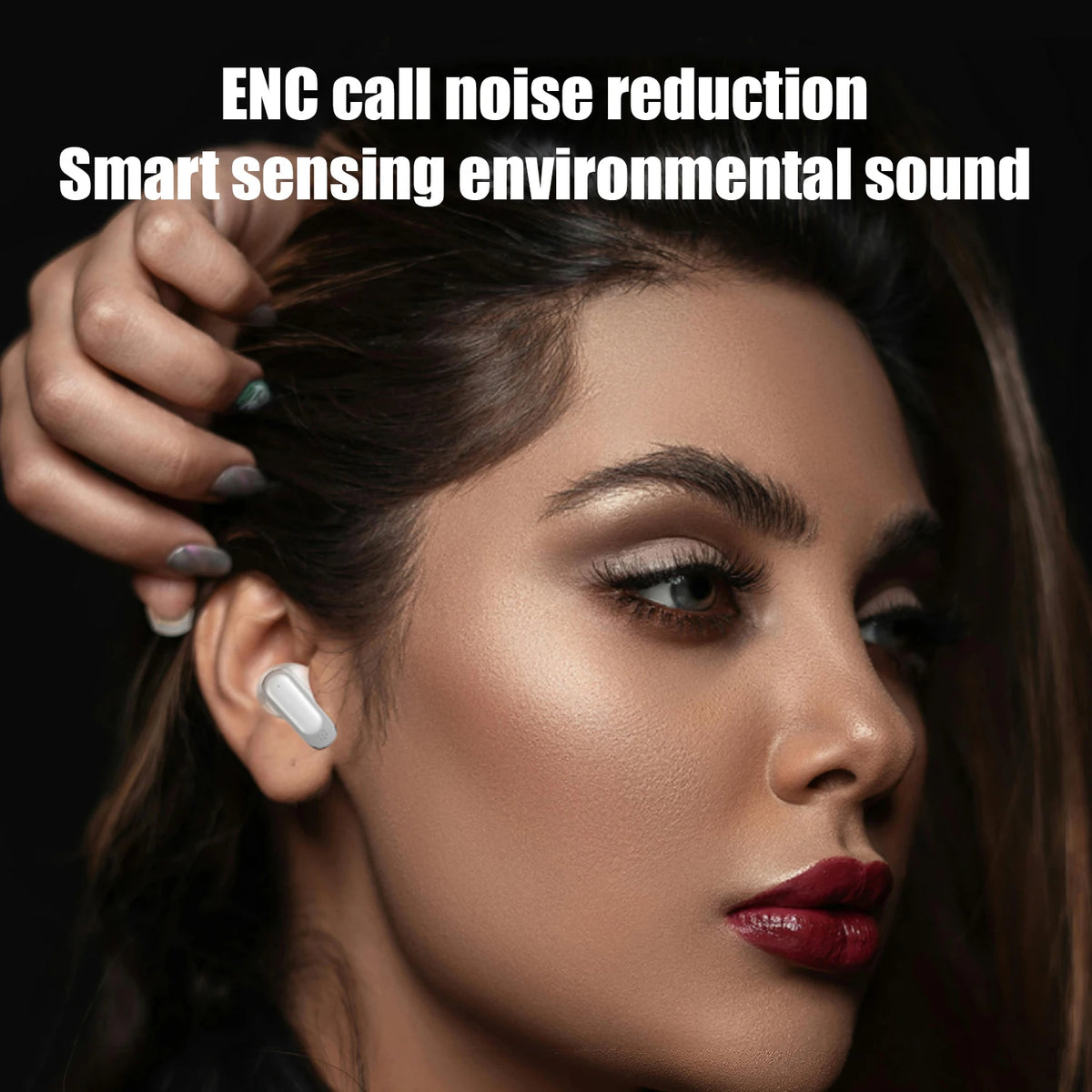 Xiaomi New V11 Wireless Bluetooth Earphones Headphones Outdoor Sport Headset Noise Reduction With Display Touch Control Earbuds