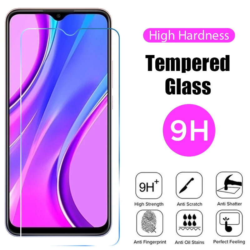 9D Tempered Glass For Xiaomi Redmi Note 11 9 8 Pro 9A 9T 9S 10S Screen