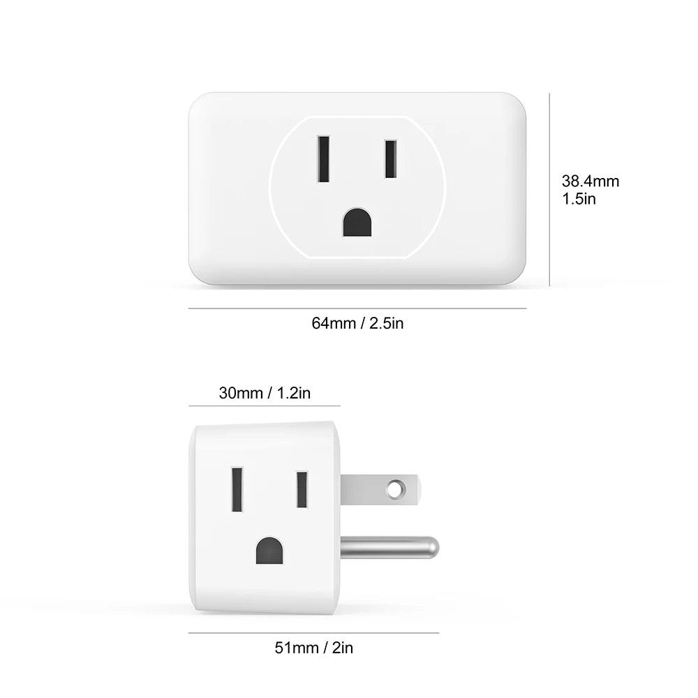 Multi-Plug Outlet Extender, 3-Outlet Wall Adapter, Multi-Socket Splitter, Grounded Wall Tap Power Plug Extender, Essenti