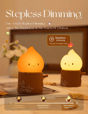 Flameless Candles Night Light Cute Capybara Kerosene Sleeping Nightlights Dimmable 2 Lighting Modes Bedside Lamp For Kid Bedroom
