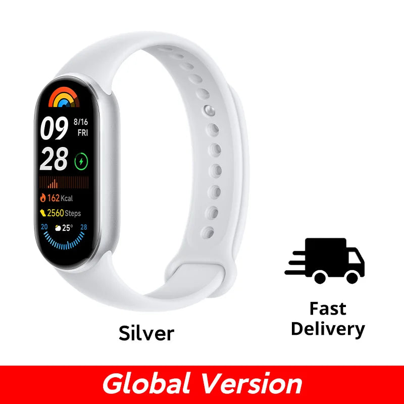 [World Premiere]Global Version Xiaomi Smart Band 9 150+ Sports Modes Sleep Monitoring 1.62&quot; AMOLED Display 21-day Battery Life