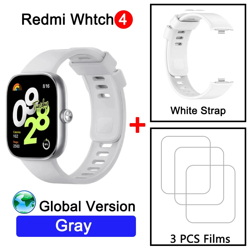 Global Version Redmi Watch 4 Ultra Large 1.97&#39;&#39; AMOLED Display GPS GNSS Smartwatch Bluetooth Phone Call Smart Sleep Monitoring