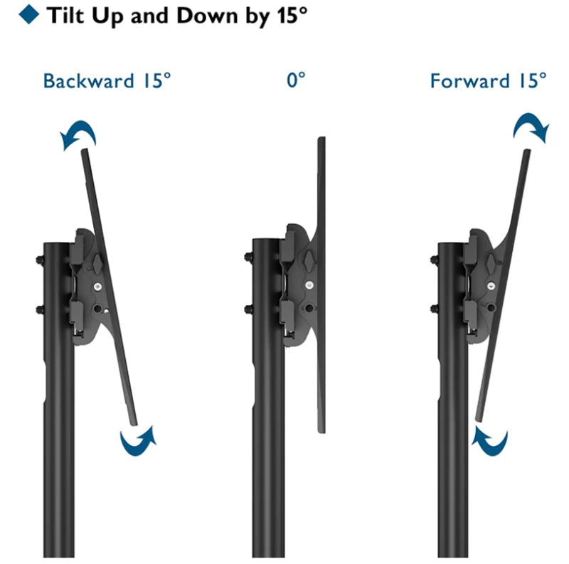 32-70 inch LCD LED Plasma TV  Mount Floor Stand TV Carts Trolley With DVD Holder