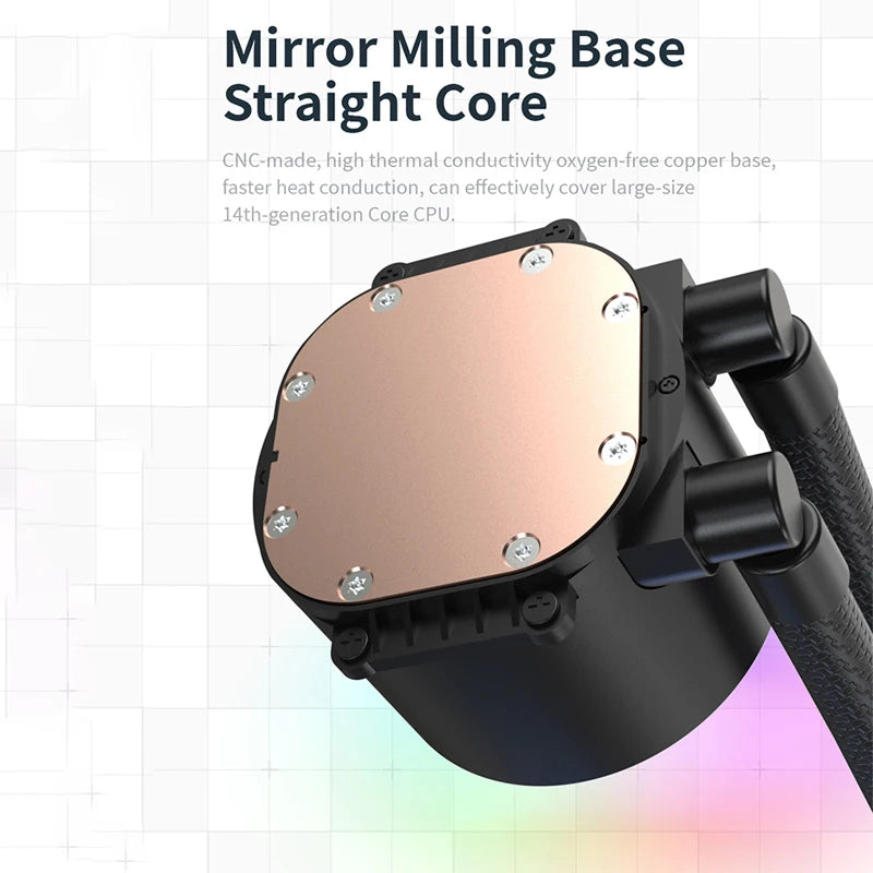 Power train DL-360 PC Water Cooling Radiator 120mm ARGB Fan 360mm CPU Liquid Water Cooler for LGA2011 1700 115X AM4 AM5 AMD