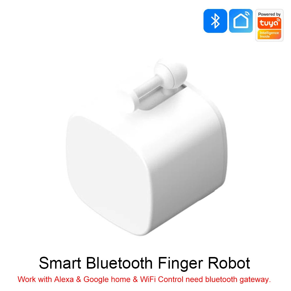 Smart Bluetooth Finger Robot Smart Switch Button Pusher Alexa Smart Life App or Timer Control Add Tuya Hub Work with Google Home