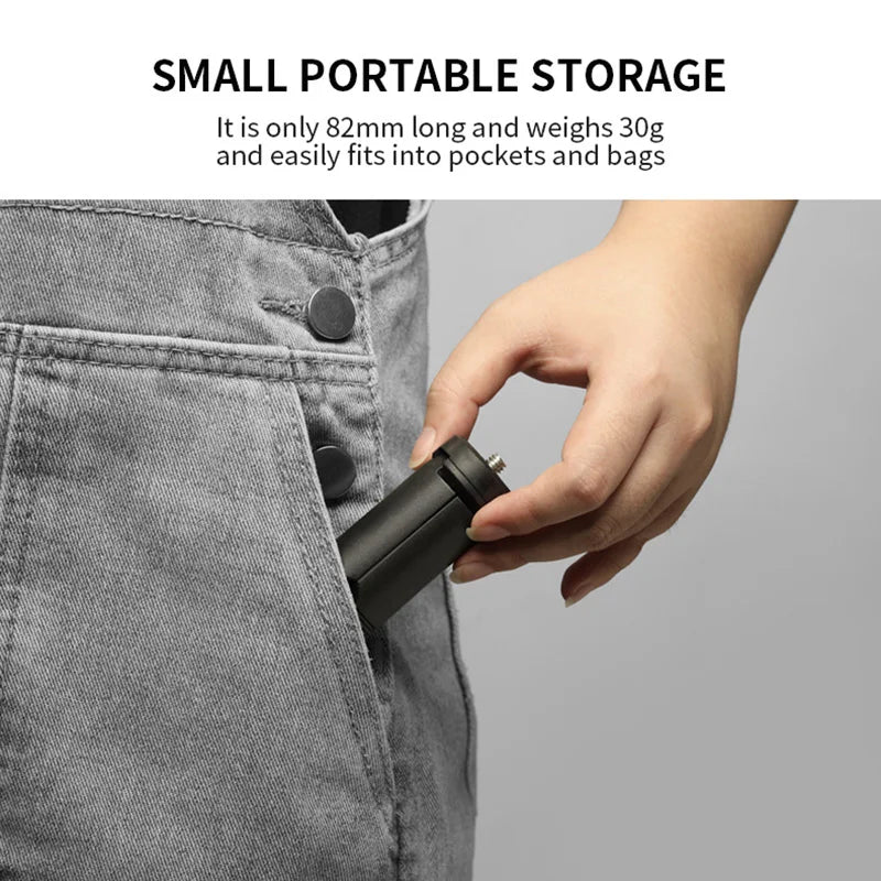 Mini Tripod Mounts Gimbal Holder 180 Degrees Rotation High Quality For Low-angle Shot For DJI OSMO Mobile Durable Lightweight - Stereotech