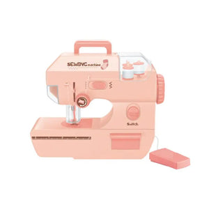 Portable Sewing Machine Mini Household Electric Sewing Machine With Presser Foot Pedal Home Crafting Mending Tools Toys For Kids