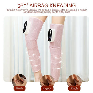 1 Pair Electric Leg Massager Knee Calf Massage Air Pressure Modes vibration Leg Massager