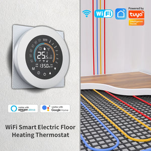 Tuya Wifi Thermostat Electric Floor Water/Gas Boiler Heating LCD Digital Touch Temperature Control Smart Life Google Home Alexa