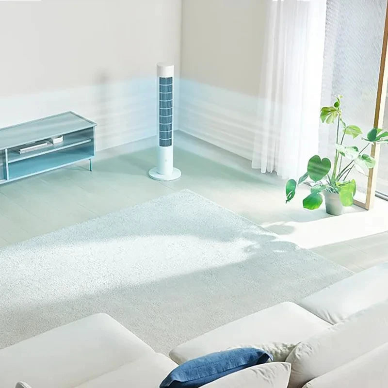 2023 NEW XIAOMI MIJIA Smart DC Inverter Tower Fan 2 Portable Fan Appointment Timing Low Noise APP Control 150° Oscillation Range