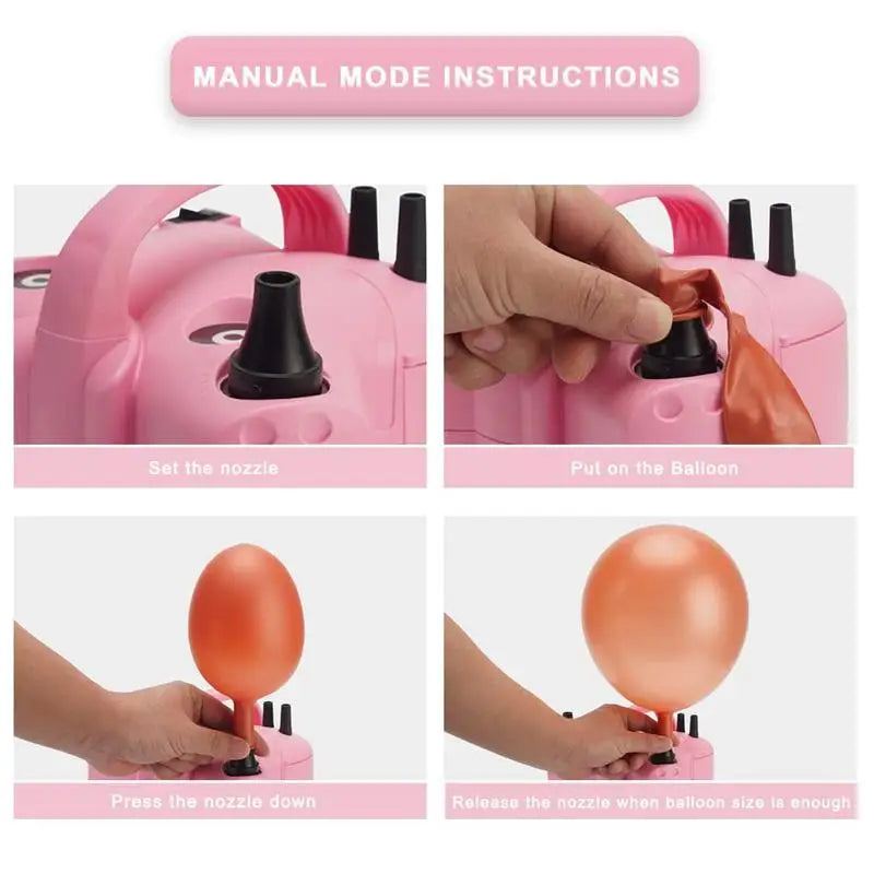 Balloon Air Pumper Balloon Pump Helium Tank For Balloons At Home Electric Balloon Blower Air Pump Balloons Inflator For