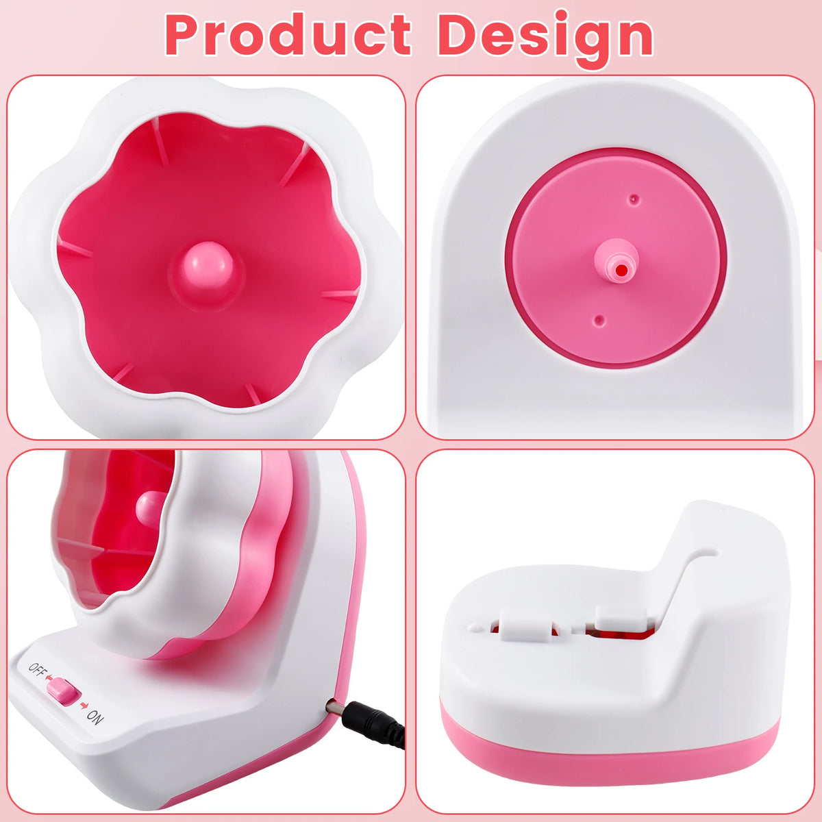 Electric Bead Spinner Automatically Clay Bead Spinner Fast Beading Bead Spinner Machine Effortless Electric Bead Bowl Spinner