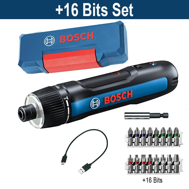 Bosch GO 3 Cordless Screwdriver Set 3.6V 5Nm 2 Ah Battery Electric Screw Driver Mini Hand Drill Home Multi-Function Power Tool
