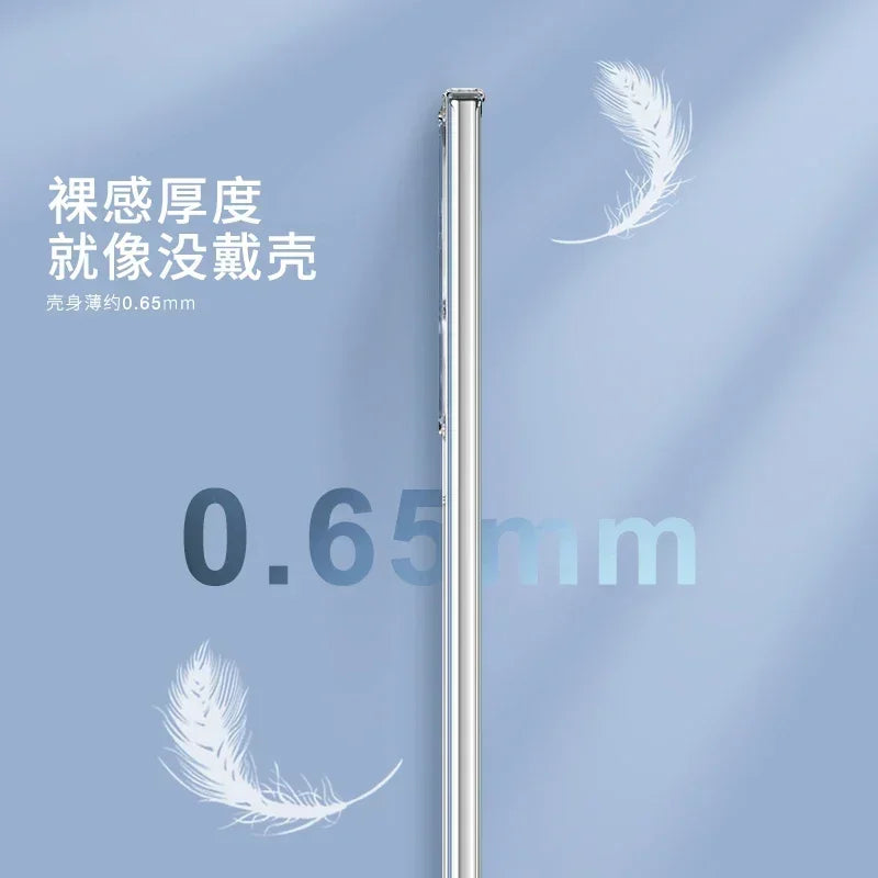 High Transparent Phone Cases for Samsung Galaxy S24 Plus Ultra Soft Back Cover SamsungS24 S24Plus S24Ultra Clear Waterproof Bags