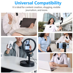 BOYA BY-XM6 S 2.4GHz Condenser Wireless Lavalier Lapel Microphone for PC Mobile Android iPhone DSLRs Cameras Streaming Youtube