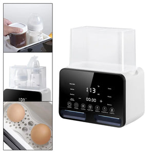 Dual Bottles Warmer for Baby Milk Breast Milk Defrost Night Feeding Warmer Baby Bottle Warmer for Travel Home Car Indoor Outdoor