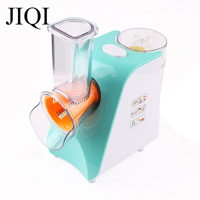 Multifunctional Electric Salad Maker Fruit Vegetable Slicer Cutter Carrot Grater Potato Chopper Cutting Machine Cheese Shredder