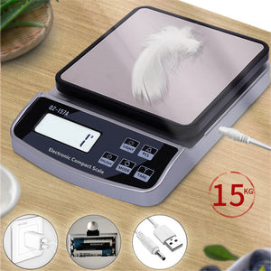10KG/5KG/3KG Electronic Scale USB Charge Precision Kitchen Balance Food Scale Household Coffee Scale Smart Digital Baking Scale - Stereotech