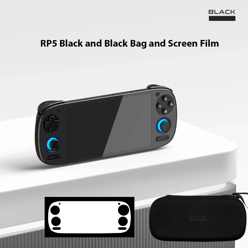 Retroid Pocket 5 Handheld Game Console 5.5Inch OLED Screen SD865 8GB+128GB RP5 with Bag Android Game Console Wifi 5000mAh