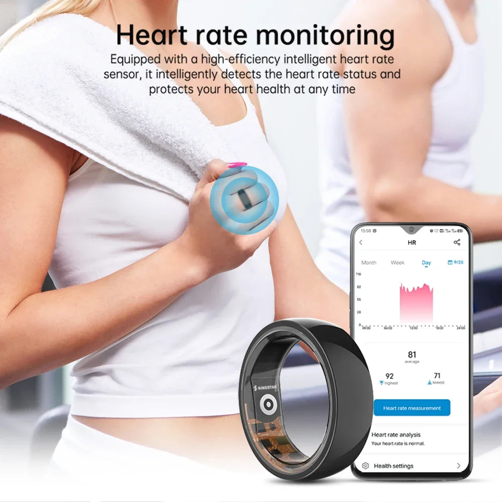 R01 Smart Fitness Ring 2024 Men Women Sports Health Monitoring 3ATM Waterproof Multi-sport Mode Smartring For Andriod IOS