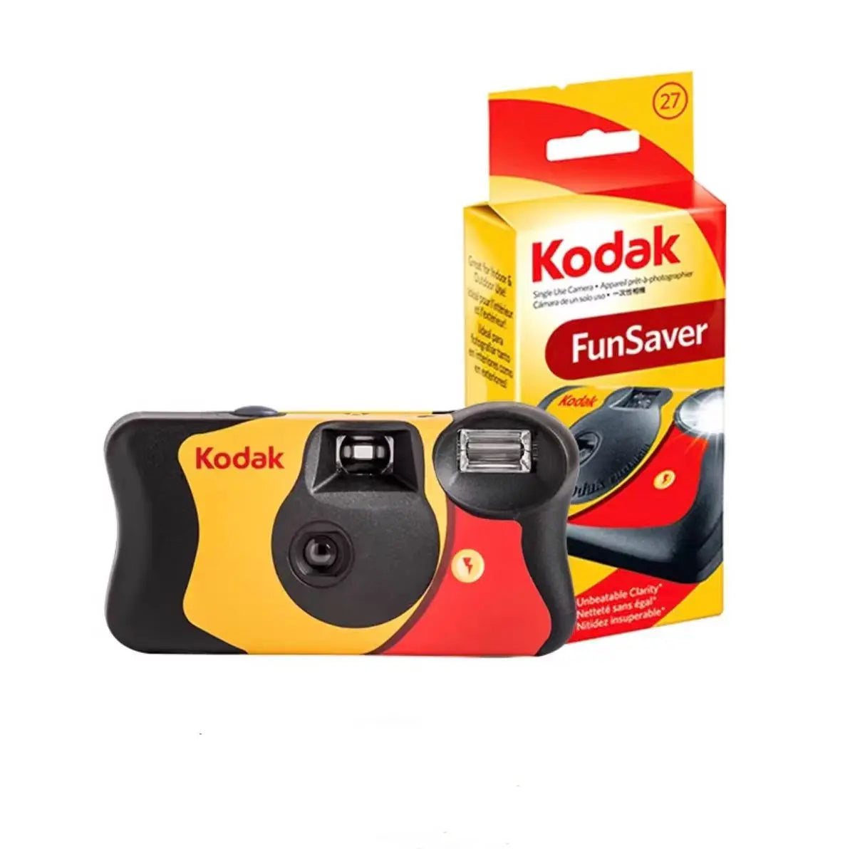 Kodak Single Use One Time Disposable Film Camera 27/39 Exposure Photos ( Daylight / HD Power Flash / FunSaver )