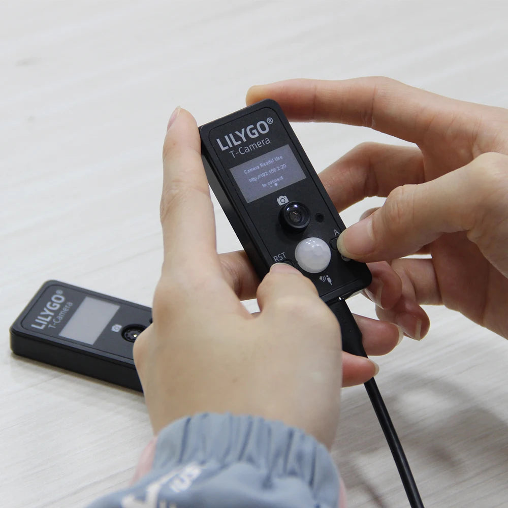 LILYGO® T-Camera S3 ESP32-S3 ESP32-Cam 2 Million Pixels HD Camera FLASH 16MB ESP32-S3FN16R8 With 0.96&quot; SSD1306 OLED Mic Pir PMU