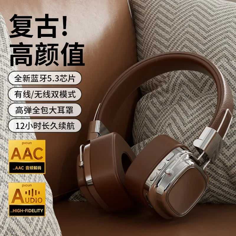 Original XIAOMI Bluetooth Wireless Headphones CR-8 Retro TWS Earphone For Samsung iPhone HIFI Game Headset With Mic Earbuds