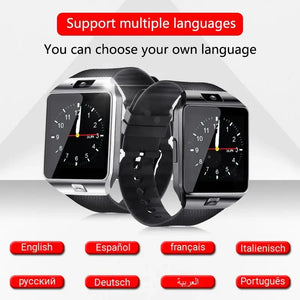 DZ09 Watches Mens 2024 Sport Watch Electronic Clock Support TF SIM Card Camera SMS Call Women Smartwatch for Android Phone