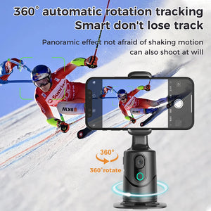 Auto Face Tracking Tripod Gesture Control Auto Tracking Phone Holder Follow-up Gimbal Stabilizer for Tiktok Live Video Recording - Stereotech