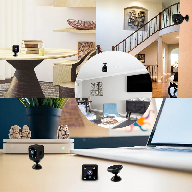 X6 Mini IP Camera Wifi Sports HD 1080P Wireless Security Surveillance Built-in Battery Night Vision Smart Home Micro Cameras