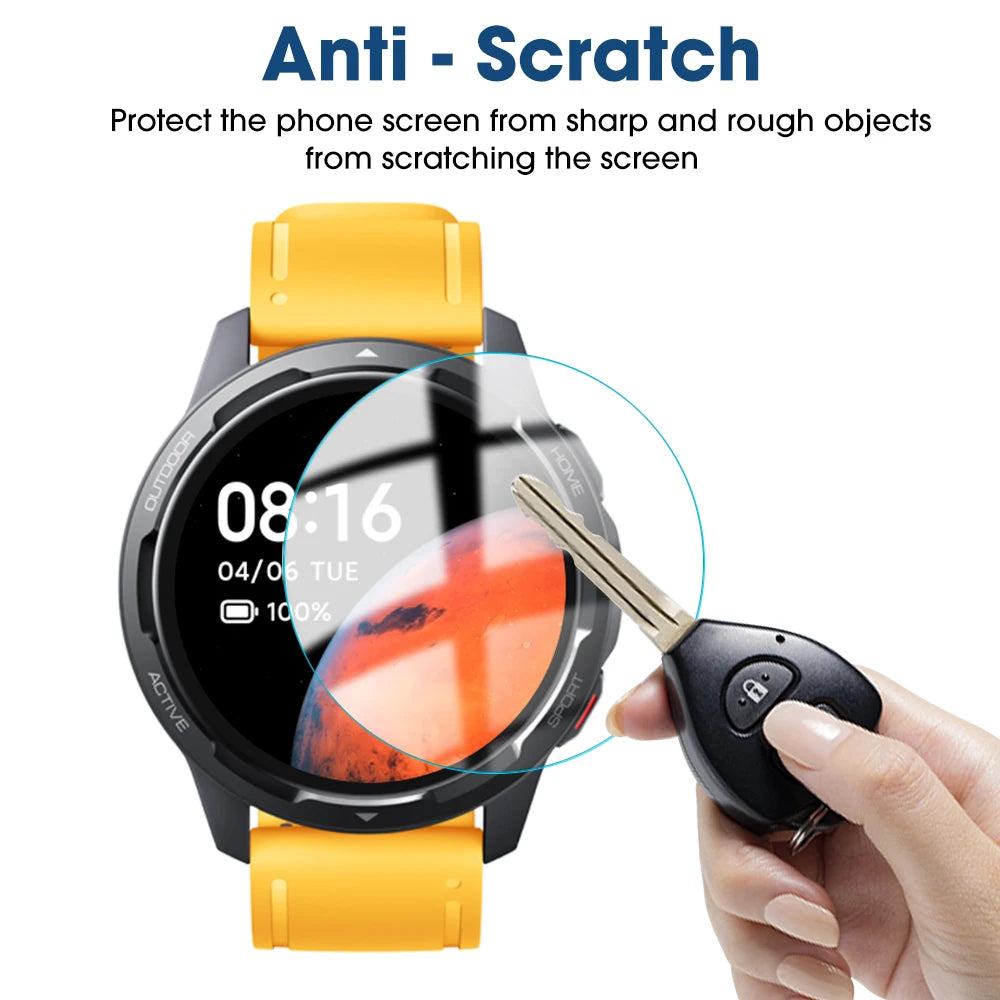 Tempered Glass For Xiaomi S1 Active S1Pro Smartwatch Screen Protector Anti-scratch Cover S1 Active Glass For Mi Watch S1 2022