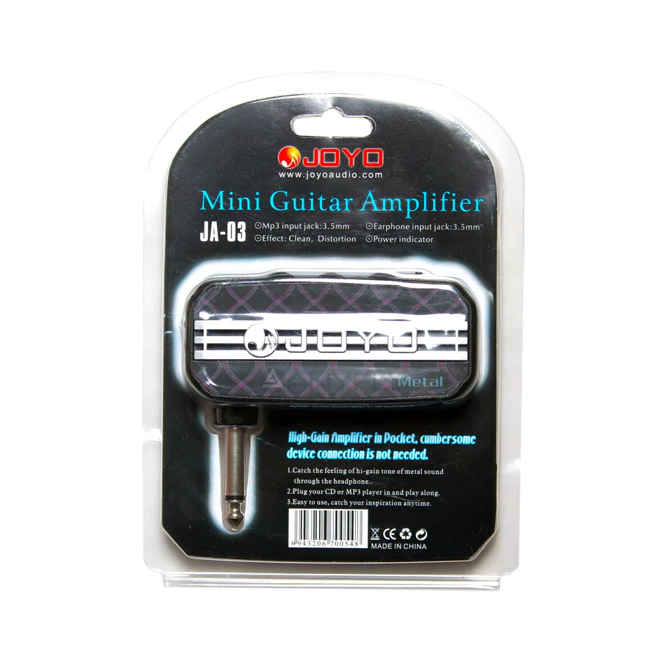 JOYO JA-03 Mini Guitar Amplifier Amp Pocket Powerful 6 Sound Effects Metal&amp;Lead&amp;English Channel&amp;Super Lead&amp;Tube Drive &amp; Acoustic