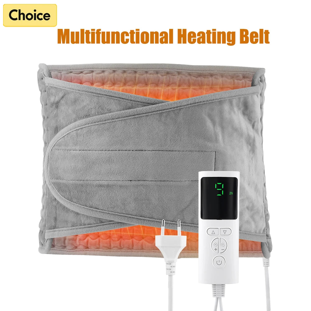 2 In 1 Electric Heating Pad Waist Belt Back Belly Menstrual Uterus Warming Heated Mat Winter Thermal Blanket For Sofa Bed