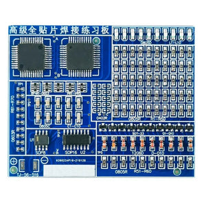 SMT SMD Electronic Component Welding Practice Board Soldering DIY Kit Resitor Diode Transistor By start Learning Electronic
