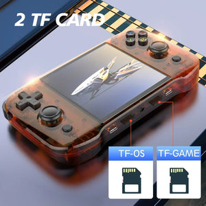 BOYHOM R46S Purple 720*720 4 Inch Ips Screen Built-in WIFI RK3566 Open-Source Retro Handheld Game Console Best Children's Gifts