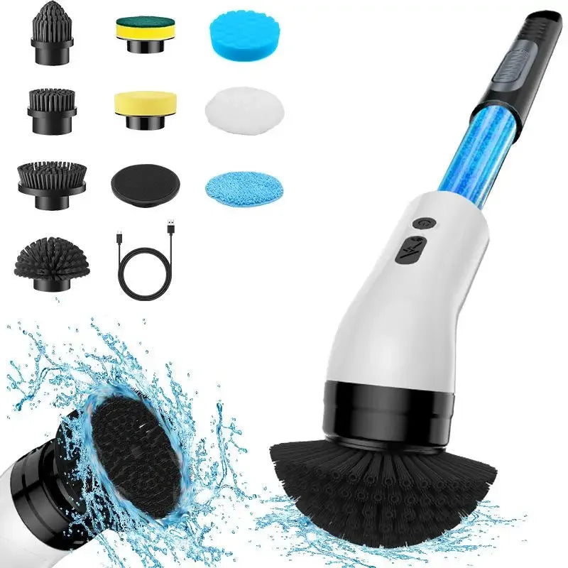 Xiaomi 9-in-1 Wireless Electric Cleaning Brush Multifunctional Rechargeable Bathroom Automatic Rotating Cleaning Machine Home